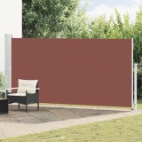 vidaXL Copertină laterală retractabilă de terasă, maro, 180x500 cm 313408