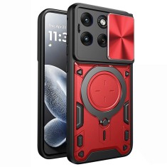 Husa Motorola Edge 70 Fusion Asteroid GSM CamGuard Pro, rosu