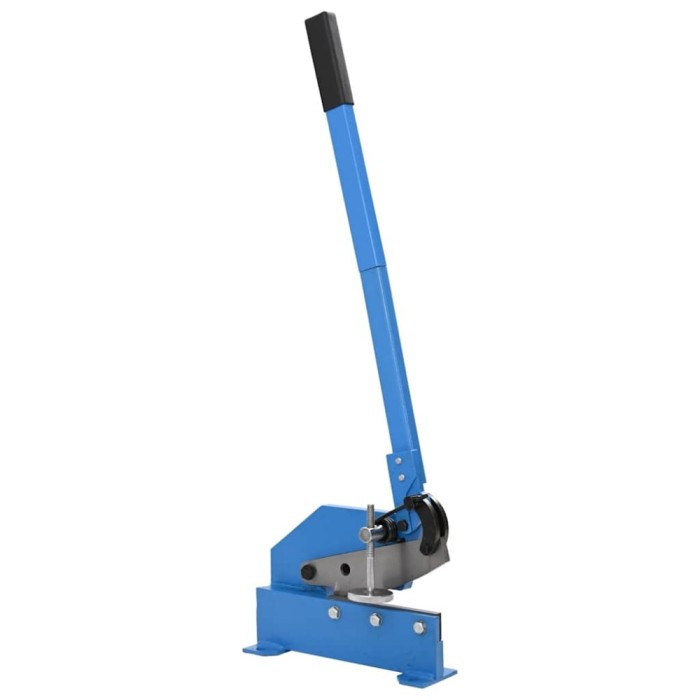 Foarfecă cu p&acirc;rghie pentru metal, 200 mm, albastru