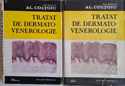 Tratat de dermato-venerologie, vol. I (Partea I si Partea a II-a) &amp;ndash; Al. Coltoiu foto