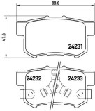 BREMBO P 28 051 PRIME LINE set placute frana,frana disc