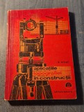 Aplicatiile topografiei in constructii D. Mihail