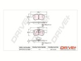 Dr!ve+ DP1010.10.1069 set placute frana,frana disc