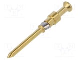 Pin tată aliaj cupru nichelat aurit 0,14-0,37mm&sup2; Han D 10A HARTING
