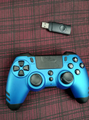 Controller Steelplay, Sapphire Blue pentru PC, PlayStation 3 si PlayStation 4 foto