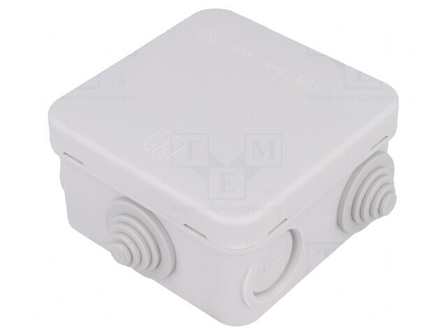 Cutie de Conexiuni pentru Perete 75x75x42mm
