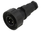 Conector circular BULGIN PXV0795/P tată 12 pini 5A 50V fără contacte