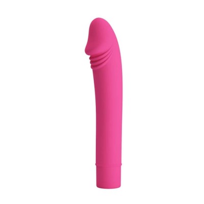 Vibrator Clasic Pixie, Roz, 15 cm foto