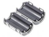 Ferită două piese cablu rotund 35mm 28mm 10mm gri