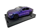 Macheta Audi RS7 scara 1:32 replica metal mov perlat usi capota portbagaj deschise