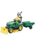 Tractor Bruder Bworld John Deere Lawn Trailer &amp; Gardener (br62104)