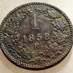 1.286 AUSTRIA 1 KREUZER 1858 E