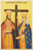bnk cp Manastirea Sihastria - Icoana Sfintilor Imparati Constantin si Elena - necirculata