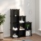 vidaXL Organizator cub de depozitare, 9 cuburi, negru, PP 340547