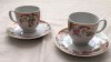 Set cesti - espresso - portelan Franțuzesc - Limoges - 2 persoane, Seturi