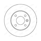 Disc frana Jurid 562071JC, parte montare : punte spate