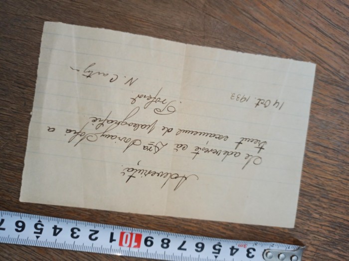 ADEVERNITA , SCRISA SI SEMNATA DE N. CARTOJAN, 1933