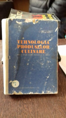 TEHNOLOGIA PRODUSELOR CULINARE. MANUAL PENTRU SCOLILE PROFESIONALE DE COMERT - MARIETA POPESCU foto