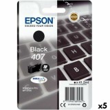 Cartuș cu Cerneală Originală Epson N&ordm; 407 Negru (5 Unități)