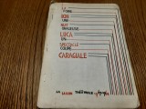 UN SPECTACLE COUPE - CARAGIALE - program - La Saison Theatrale 1967-1968, 12 p.
