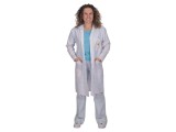 Halat ESD Unisex Alb XL - Bumbac și Poliester, Antistatic