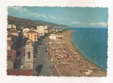 FA156 - Carte Postala - ITALIA - Riviera dei Fiori. Arma di Taggia, circulata 1961