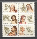 Brazilia.1980 250 ani nastere Aleijadinho-Arta religioasa bloc 6 SB.482
