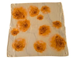 BANDANA VINTAGE DIN MĂTASE NATURALA FINA, JAMMERS &amp; LEUFGEN JL