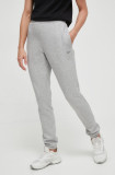 Reebok pantaloni de trening LUX COLLECTION culoarea gri, melanj