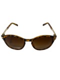 Ochelari de soare dama, Animal print, UV400, Plastic, Maro, Oem
