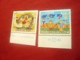Serie Yugoslavia Europa CEPT 1980 - Desene Copii , 2 valori