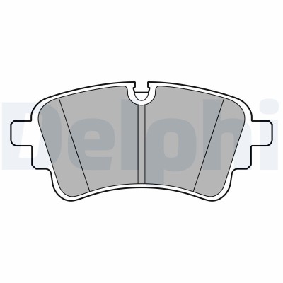 DELPHI LP3670 set placute frana,frana disc foto