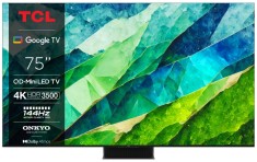 Televizor TCL MiniLed 75C855, 189 cm (75&quot;), Smart TV, 4K,