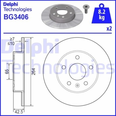 Delphi Disc frana foto