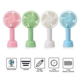 Cumpara ieftin Ventilator Portabil Acumulator USB Stativ Birou 3 Viteze Reincarcabil
