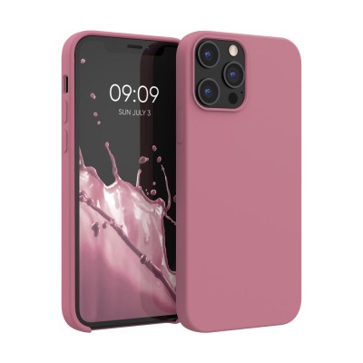 Husa pentru Apple iPhone 12 Pro Max, Silicon, Roz, 52644.167 foto