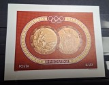 Romania MNH 1961 - Medalii de aur Jocurile Olimpice Melbourne colita - LP 525 (mici probleme de calitate)
