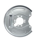 Protectie stropire disc frana Mitsubishi Carisma, 07.1995-12.2004, Space Star, 06.1998-12.2005, Volvo S40/V40, 07.1995-12.2003, Spate, Dreapta, metal