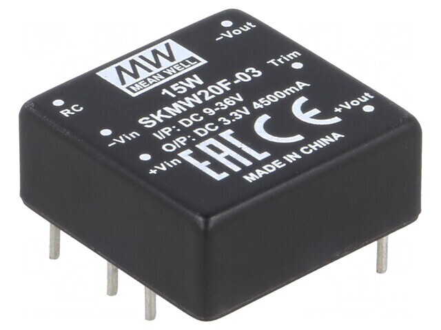 Convertor DC/DC 20W 9-36V la 3.3V 4500mA