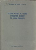 Stadiul actual al teoriei structurii chimice in chimia organica (1957)