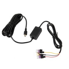 Kit Mini USB pentru alimentarea permanenta a camerei auto DVR la tabloul de sigurante compatibil XiaoMi 70Mai Y, 3 fire, cablu 3.5m, intrare 12v/24v,