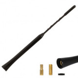 Antena Auto Exterior Neagra 23Cm Cu 2 Adaptoare (5-6Mm) Alca