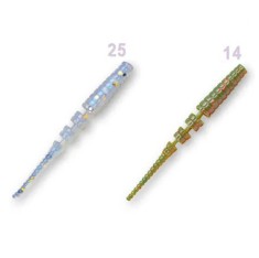 Năluca soft Crazy Fish Polaris 30mm culoare 14/25