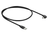 Cablu USB 2.0 DELOCK 81650 USB A la USB B Mini 90&deg; st&acirc;nga/dreapta