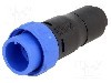 Conector circular, tata, 12 pini, BULGIN - PX0410/12P/6065