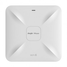 Access Point Wireless AX1800 Dual-Band, Wi-Fi 6, 2x RJ45 Gigabit, PoE IN, Cloud Management - Ruijie RG-RAP2260(G)