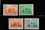 Albania 1962-Sport,Fotbal,C.M. Chile 1962,serie 4 val.,dant.,MNH,Mi.673-676, Nestampilat