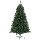 HOMCOM Brad de Crăciun, Brad de Crăciun Artificial cu 1000 Crengi din Oțel și Plastic, &Oslash;110 x180 cm, Verde | Aosom Romania