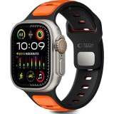 Curea Tech-Protect Iconband Line pentru Apple Watch 49mm / 46mm / 45mm / 44mm Series, Portocalie