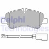 Set placute frana spate DELPHI, Ford Tourneo/ Transit Custom V362, 2012-, Transit V363, 08.2013-, spate; puntea spate